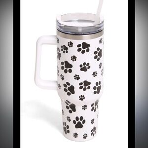 Paw Print Pattern Travel 40oz stainless steel tumbler/mug
